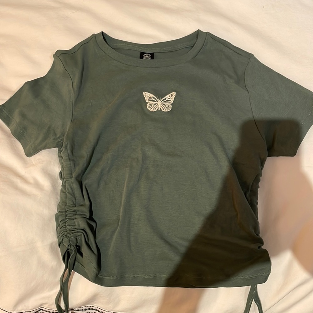Urban outfitters ruffled shirt